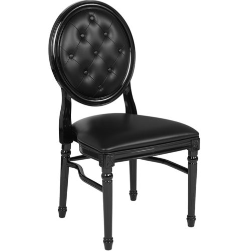 Black and White Chair With Armrests Louis XV  Black and white chair, White  chair, Louis chairs